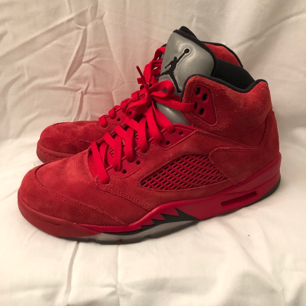 Jordan 5 (Red Suedes)